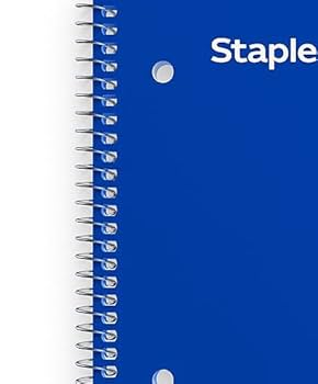 Amazon.com : STAPLES Accel 1-Subject Notebook, 8.5-inch x 11