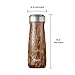 S'well Stainless Steel Traveler, 20oz, Teakwood, Triple Layered Vacuum Insulated Containers Keeps Drinks Cold for 36 Hours and Hot for 15, BPA Free, Easy Carrying On the Go