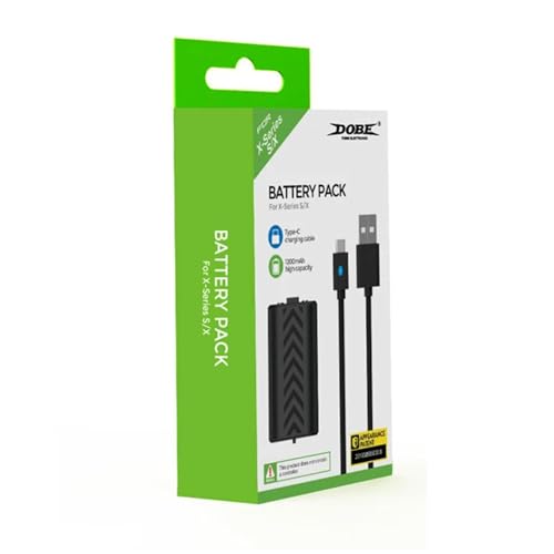 Bateria Recarregável Para Controle Xbox Series + Cabo USB 3 Metros C/LED