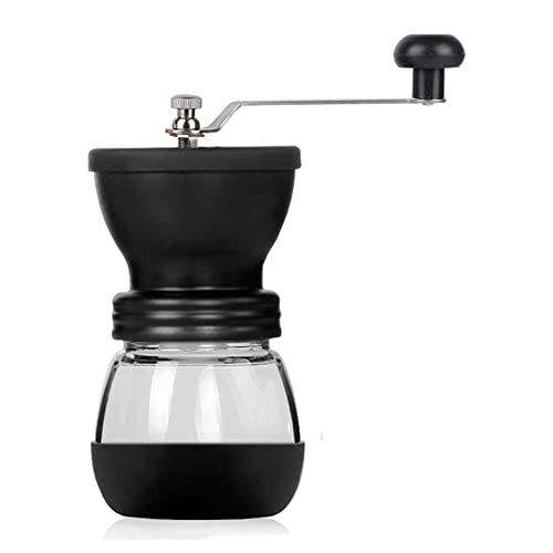 ZXCSER Coffee Maker Ceramic Core Manual Coffee Machine Portable Hand Coffee Machine Mini Manual Coffee Bean Grinder Black Coffee Machine
