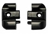 CR MOESANCO® 20 Embouts pour Profilé Aluninium de Caravane et Camping Car, Bouchons d'Extrémité Latéraux et Fenêtre en Thermoplastique Noir Anti UV, 10 Paires Gauche et Droite, Trou 3,7mm