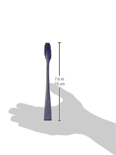 Japanese 18-0 Serving Tongs, Purple-Gold Large