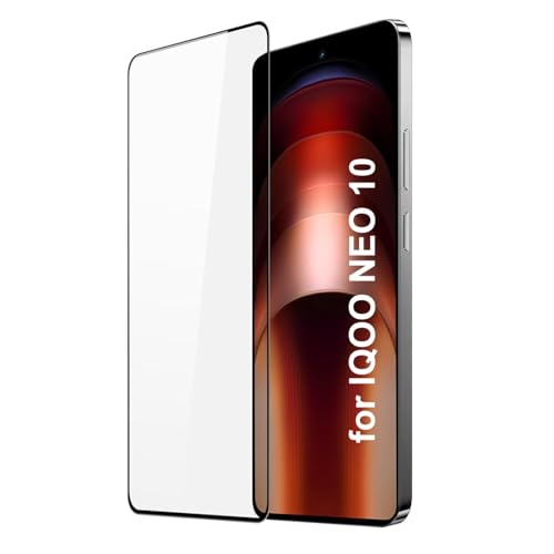 Image of QsmQam Anti-Explosion Tempered Glass Compatible with IQOO Neo 10 5G with 9H Hardness Coverage Screen Guard