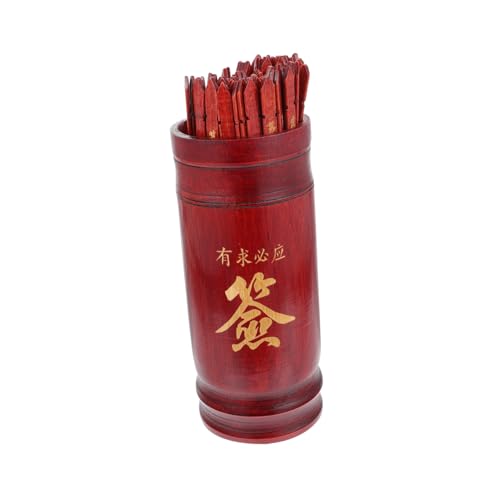 JOINPAYA Chinese Fortune Sticks Set Buddhist Divination Stick Prop for Home and Office