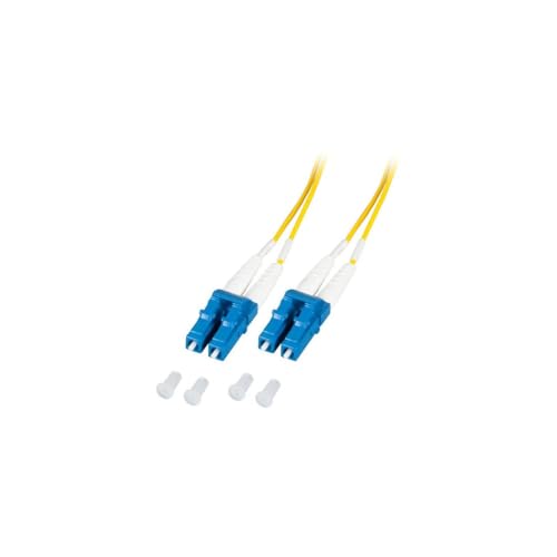 Câble de fibre optique OS2 LC 10m jaune EFB-Elektronik O0350.10 pour réseau