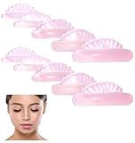 10Pcs Lash Lift Flat Shields, Self-Sticky Soft Silicone Lash Lift Pads for Eyelash Perm Lamination C Curl Lightweight No Glue (5 Sizes)