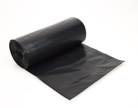 Image of Generic Commercial Black Trash Bags 60gal .90Mil (Black) 28 in x 45 in, 3 Count (Pack of 1)