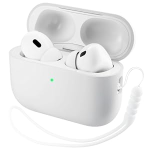 ORNARTO für AirPods Pro 3 Hülle Silikon mit Lanyard(2025) - Aus robustem PC und weichem Flüssigsilikon, Kratzfest und stoßfest, Schutzhülle für Air Pods Pro Gen. 3 mit Fallschutz - Weiß