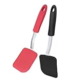Photo Gallery ligigwash 2 pezzi spatola in silicone resistente al calore per cucina con in acciaio antiaderente e riutilizzabile per wok pancake e friggere design ergonomico in nero e rosso Photo Gallery ligigwash 2 pezzi spatola in silicone resistente al calore per cucina con in acciaio antiaderente e riutilizzabile per wok pancake e friggere design ergonomico in nero e rosso