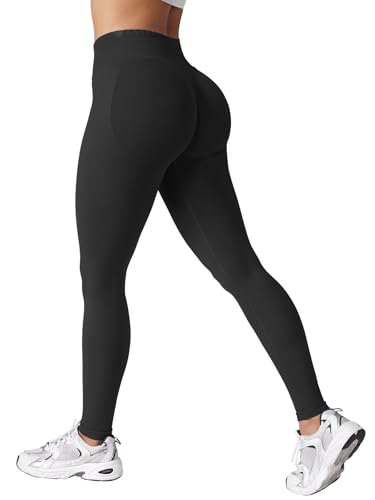 ZAAYO Damen Sport Leggings Nahtlose Scrunch Butt Leggings High Waist Booty...