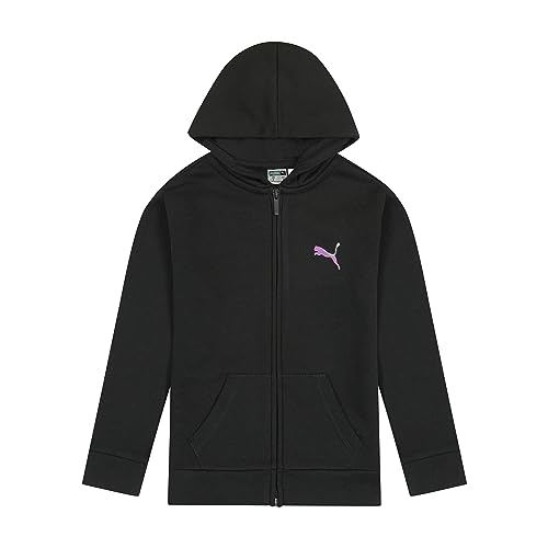 Image of PUMA Girls' Core Logo Zip Up Hoodie