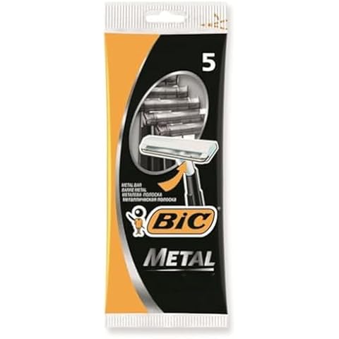BIC Disposable Metal Razors - 5 Count Cover