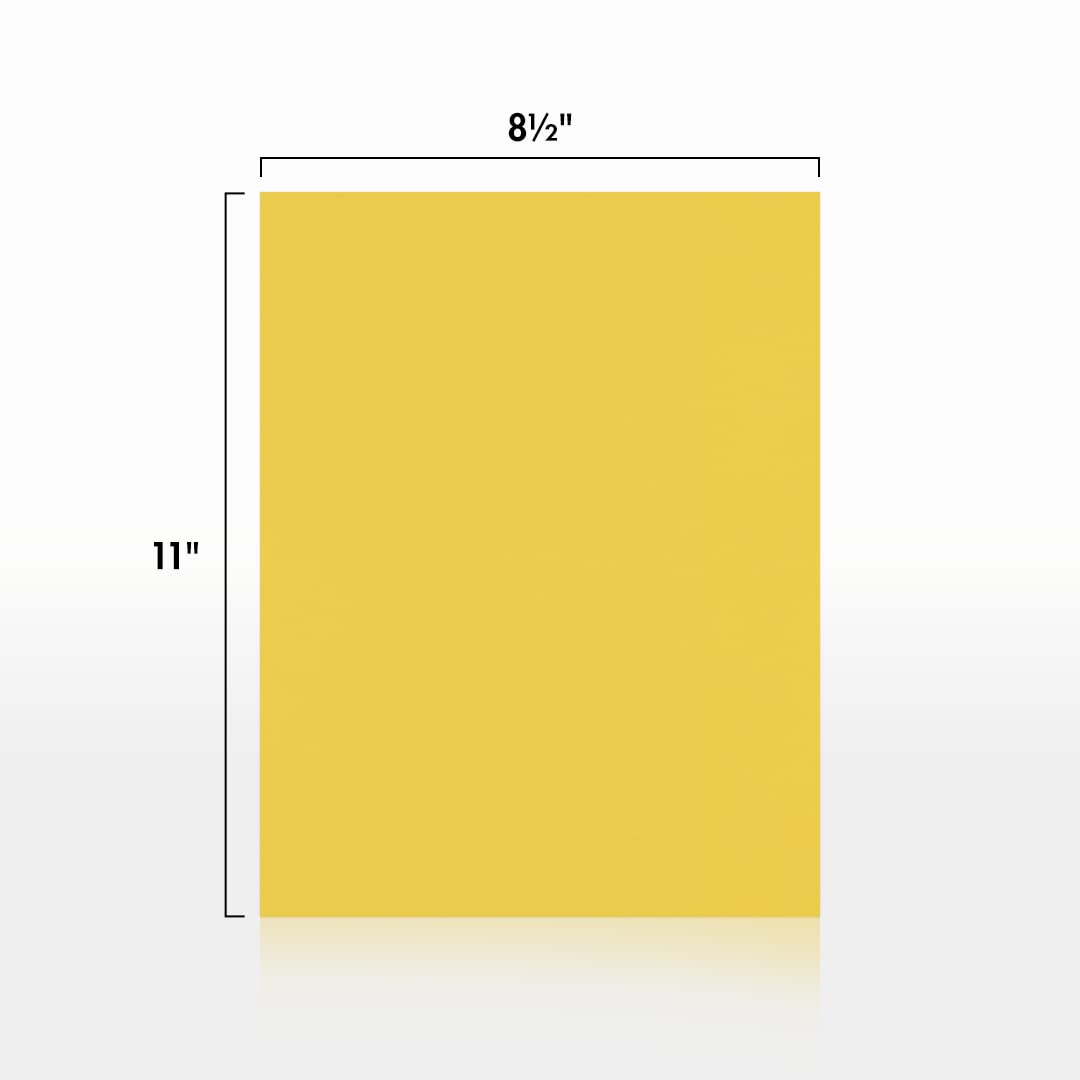 8 1/2 x 11 papier - Goldenrod (250 Ilość.)