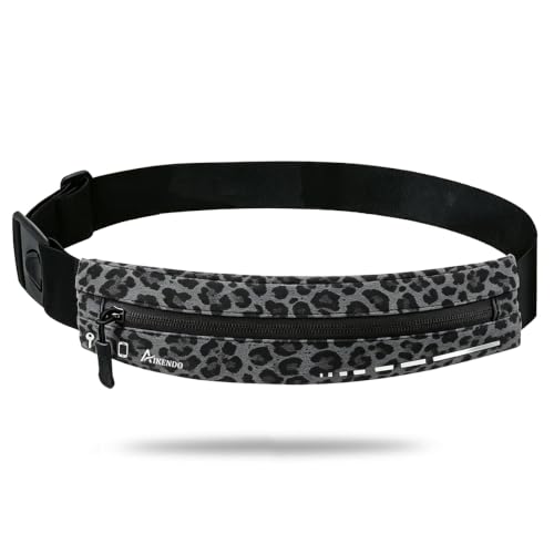 AIKENDO Slim Running Belt for Women Men,Runners Fanny Pack Phone Holder