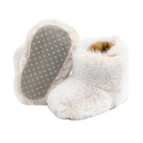 Image of Zoolar Infant Unisex Warm Fur Lining Soft Boots Baby Winter Ankle Non-Slip Rubber Texture Sole Toddler Winter Snow Crib Shoes