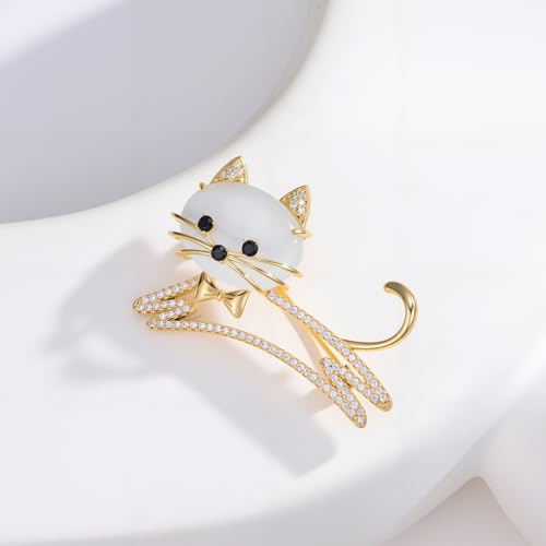 Image of Cute Animal Brooch Pins, Animal Theme Brooches Accessories for Clothes, Birthday Christmas Gift for Women
