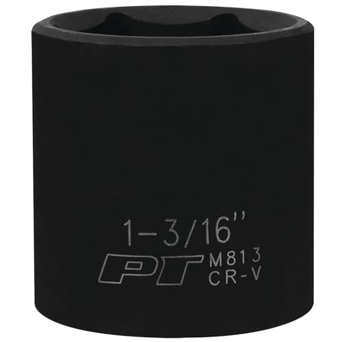 Image of Performance Tool M813 1 /2 Drive 1-3 /16 6-Point Impact Socket - Heavy-Duty Socket for High-Torque Applications and Industrial Use
