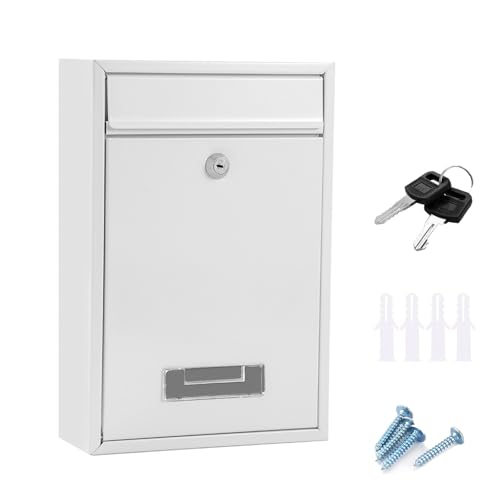 Wandbriefkasten Briefkasten für außen wasserdichter Wandpostkasten für Briefe Stilvolle sichere Postbox für Zuhause und Büro