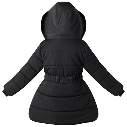 Little Girls Winter Dress Coats Fleece Jacket Heavyweight Clothes Kids Outwear2