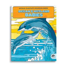 Paperback Ocean & Wetland Babies Coloring Book
