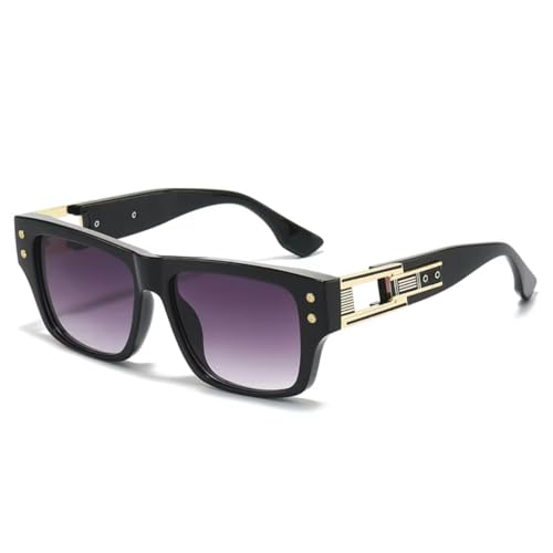 Lunettes de soleil femme dégradées et détails rivets homme chic