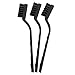 YTgilo 10PCS Anti Static ESD Cleaning Brush Set Black Edition Keyboard Brushes Nylon Material Compatible with PCBs Motherboards Circuit Boards Cleaning Tools for Electronic Devices