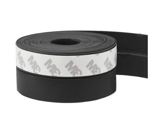 Simple Fix Tochtstrip voor deuren - 200 cm x 100 cm - deurafdichting - windstopper voor deuren en ramen - afdichtingstape zelfklevend en isolerend - zwart - Image 3