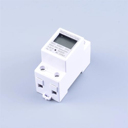 Medidor digital de energía monofásico de 220V CA para control de consumo 4