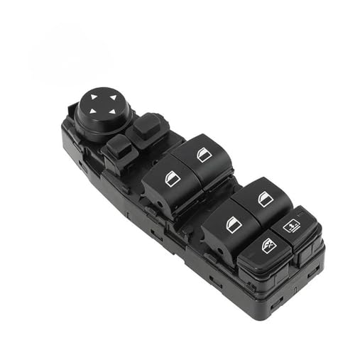 Bouton commande lève-vitre 61319241956 pour BMW Série 5 F10 F11 et Série 6 F06 F07 conducteur