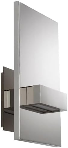 Oxygen Lighting Oxygen 3-527-20 Contemporary Modern LED Wall Sconce from Vela Collection Finish, Polished Chrome