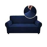molasofa Stretch Loveseat Cover for 2 Cushion Couch, 1-Piece Sofa Slipcover Furniture Protector Couc