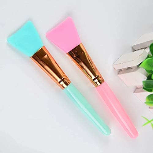 Image of ART RANGER Soft Facial Applicator Hairless Silicone Mud Mask Brush (, 13.9 X 3.2 X 1.5 cm) - Multicolor
