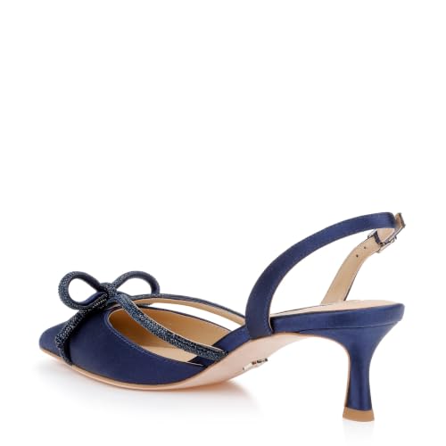 Image of Badgley Mischka Women's Angelina Slingback Kitten Heels