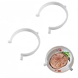 2 Pcs Plate Guards,Spill-Proof Adaptive Dining Aid,One Handed Adaptive Equipment for Elderly, Disabled,Fits Most 9