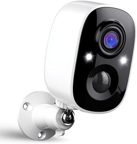 Security Cameras Wireless Outdoor, 2K Battery Powered Outside Cameras for Home Security, Indoor, WiFi, Color Night Vision, AI Motion Sensor, 2-Way Audio, Weatherproof, SD/Cloud Storage