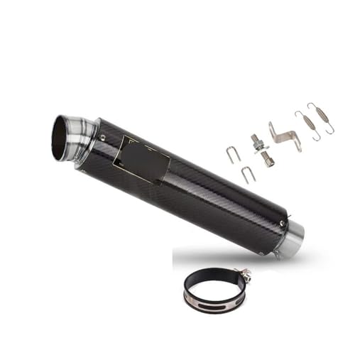 Silencieux echappement moto universel 490mm avec raccord 51mm pour personnalisation moto GP