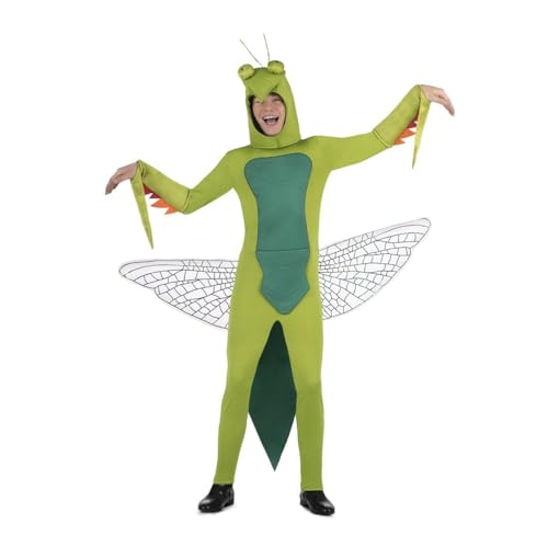 Déguisement Mantis à capuche combinaison confortable en taille unique pour adulte
