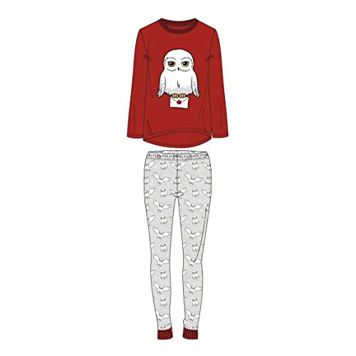 CERDÁ LIFE'S LITTLE MOMENTS 2200006261_T4L-C65 Juego de Pijama, Rojo, Talla L para Mujer