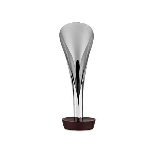 Alessi Lily, Incense Burner in 18/10 Stainless Steel and Wood.