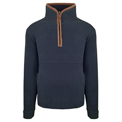 Hazy Blue Hamilton Mens Fleece Jacket - Navy - M Cover