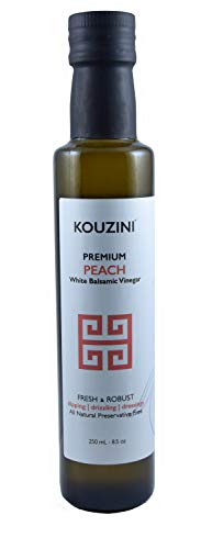Kouzini Peach White Balsamic Vinegar (250ML Bottle)