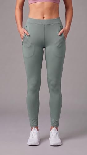 Image of Mehrang Stretchable Yoga Pants for Women & Gym Pants for Women Workout with Mesh Insert & Side Pockets