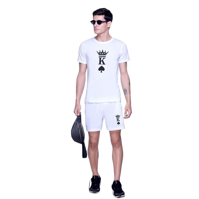 First Sleep Men’s Co-ord Set – Stylish Nightwear & Gym Wear Combo | Cotton T-Shirt and Shorts/Night Suit Set | Summer Dress, Lounge & Airport Outfit for Men | Co-ords for Ment First Sleep Men’s Co-ord Set – Stylish Nightwear & Gym Wear Combo | Cotton T-Shirt and Shorts/Night Suit Set | Summer Dress, Lounge & Airport Outfit for Men | Co-ords for Ment