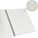GIFTEXPRESS Bound Spiral Premium Sketch Book Sketch Pads Set, 4 Pads x30-Sheets, 8.5