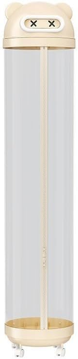 ぬいぐるみ収納バケツ DIY人形展示ボックス 丸型収納バケツ ディスプレイボックス クリア収納バケツ 人形収納 陳列ケース ジッパー