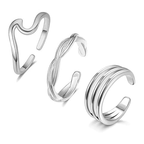 Thiswhyimbeauty Adjustable Gold Toe Rings Set Cover