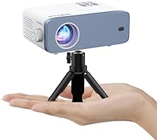 Projector with WiFi and Bluetooth, 2023 Upgraded VOPLLS 5G Native 1080P Projector, 450 ANSI Outdoor Projector 4K Support,...