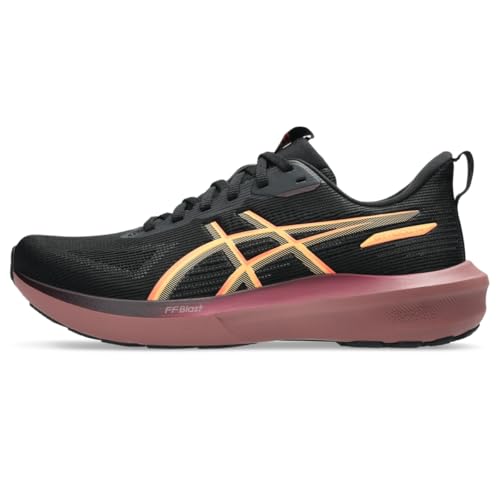 ASICS Damen GT-1000 14 Laufschuhe, 39, Schwarz/Vivid Coral