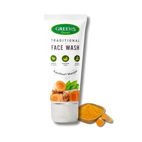 Image of Green's Concept Traditional Exfoliating Face Wash (120ml, Wild Turmeric)
