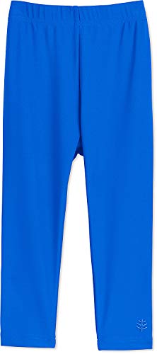 Coolibar UPF 50+ Baby Wave Swim Tights - Sun Protective (3T- Baja Blue)